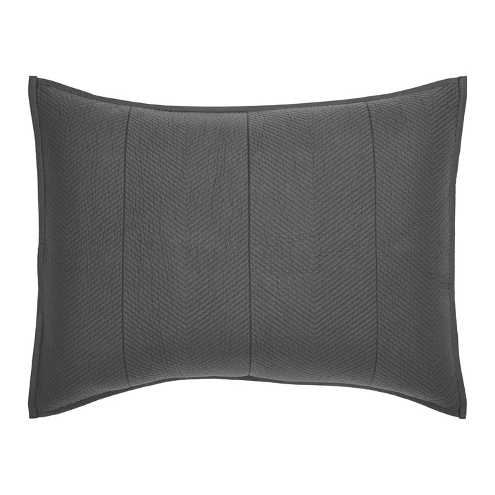 Athena Chevron Cotton Sateen Sham Sham By Orchids Lux Home