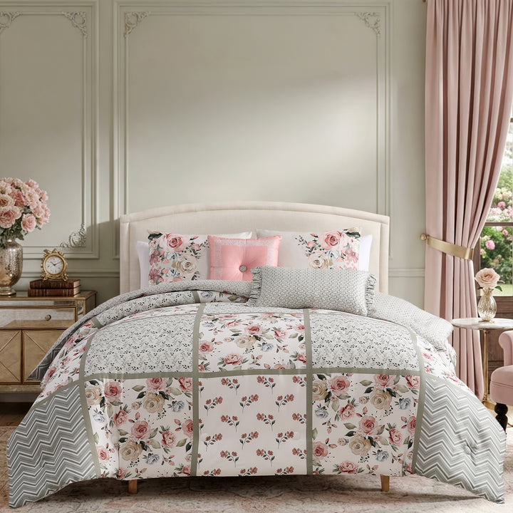 Bebejan Sage Serenity 5 Piece Reversible Comforter Set Comforter Sets By Bebejan®
