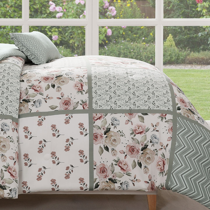 Bebejan Sage Serenity 5 Piece Reversible Comforter Set Comforter Sets By Bebejan®