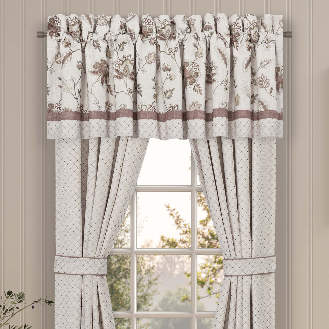 Santa Rosa Linen Straight Window Valance Window Valances By J. Queen New York