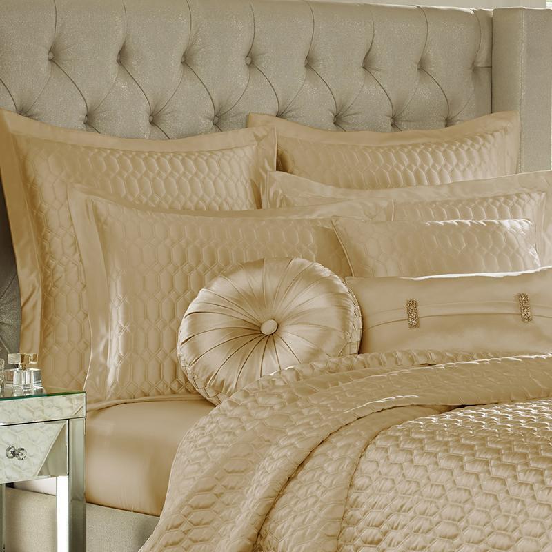 Copy of Satinique Gold Coverlet in King- Final Sale Coverlet By US Office - Latest Bedding