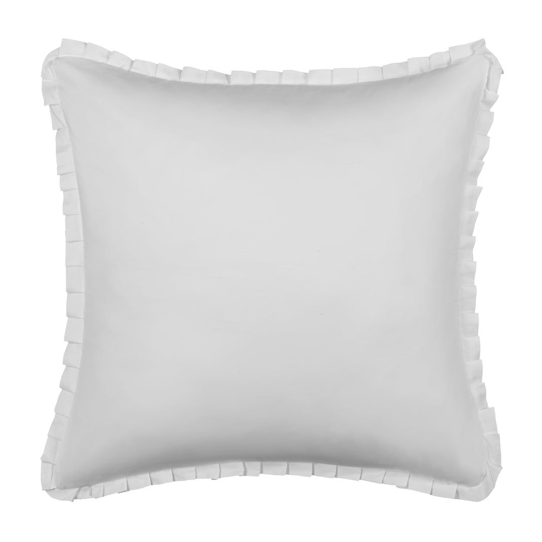 Savannah White Quilted Euro Sham