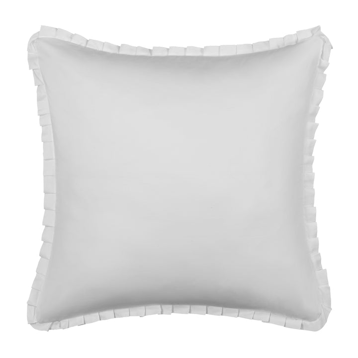 Savannah White Quilted Euro Sham
