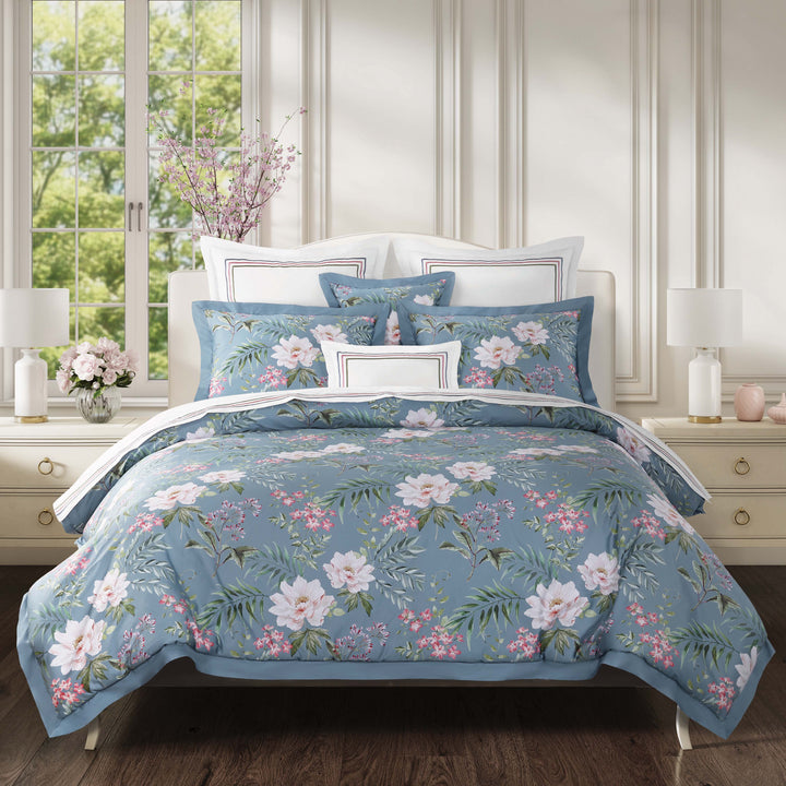 Savannah Blue 3 Piece Comforter Set