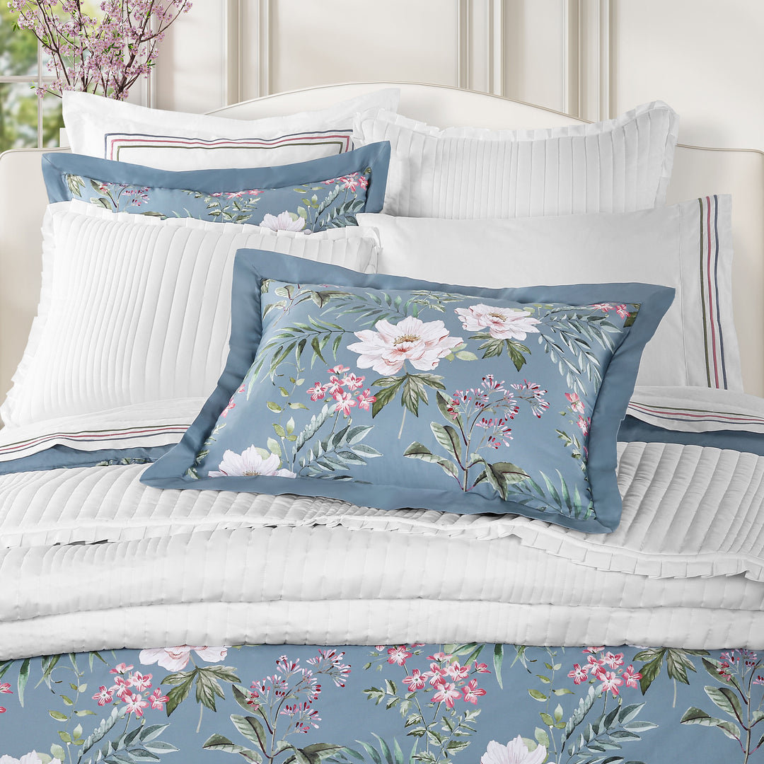 Savannah Blue 3 Piece Comforter Set