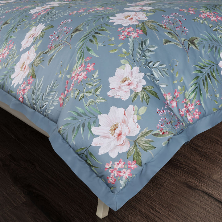 Savannah Blue 3 Piece Comforter Set