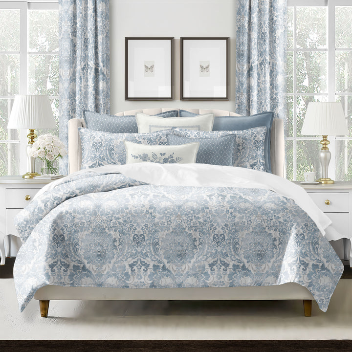 Savannah Cornflower 8 Piece Coverlet Set Coverlet By Colcha Linens