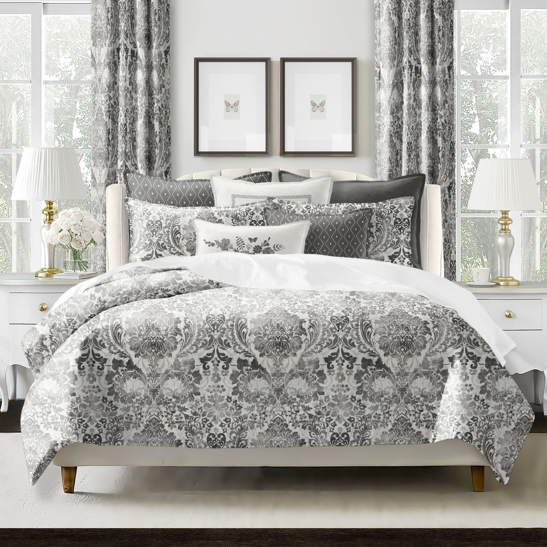 Savannah Iron 8 Piece Duvet Cover Set Duvet Covers By Colcha Linens
