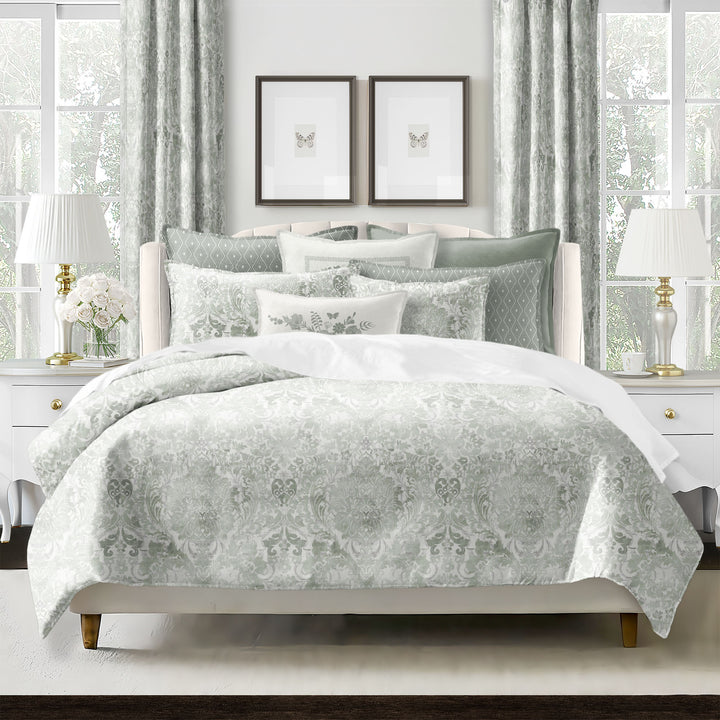 Savannah Sage 8 Piece Comforter Set Comforter Sets By Colcha Linens