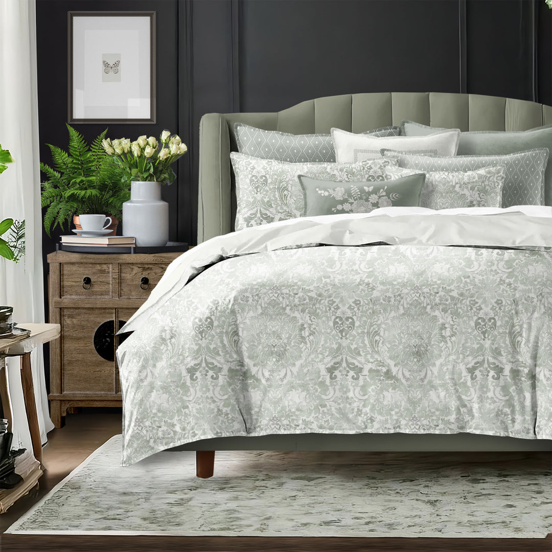 Savannah Sage 8 Piece Duvet Cover Set Duvet Covers By Colcha Linens
