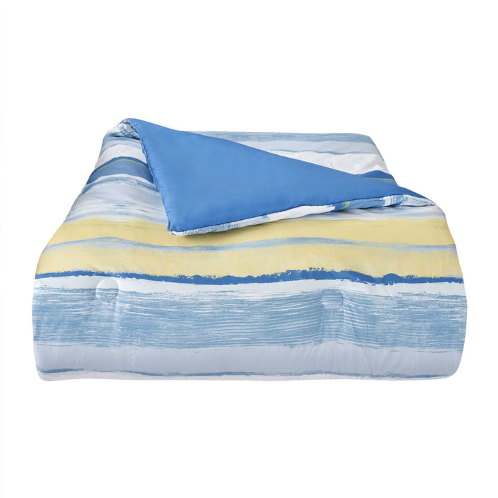 Seashore Blue 3 Piece Comforter Set Comforter Sets By J. Queen New York