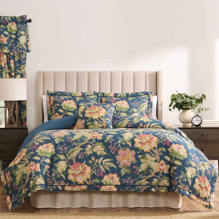 Secret Garden Floral 4 Piece Comforter Set