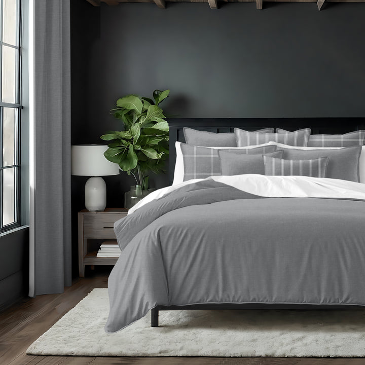 Shay Solid Gray 8 Piece Coverlet Set Coverlet By Colcha Linens