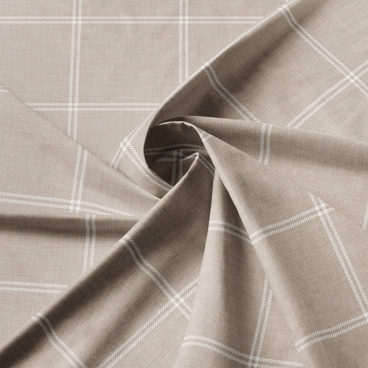 Shay Window Pane Natural 8 Piece Duvet Cover Set Duvet Covers By Colcha Linens