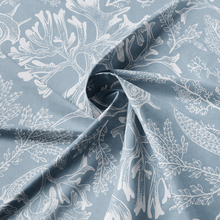 Shellabrate Cornflower Blue 8 Piece Duvet Cover Set Duvet Covers By Colcha Linens