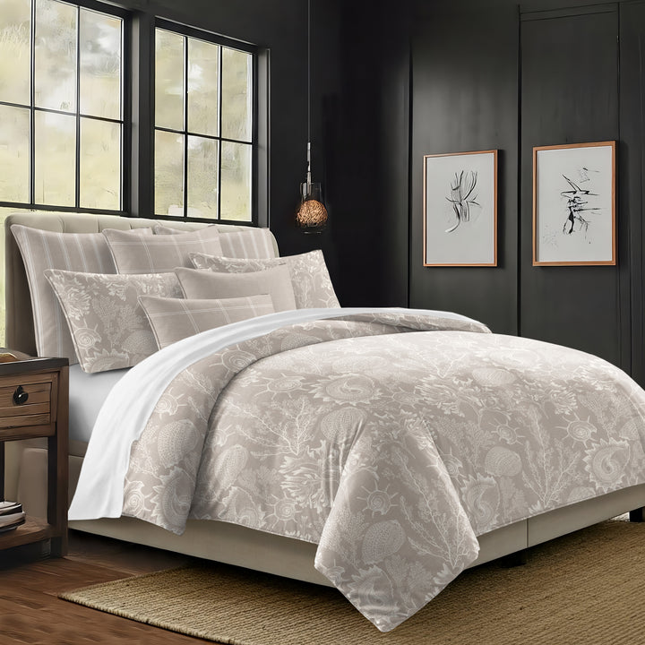 Shellabrate Natural 8 Piece Duvet Cover Set Duvet Covers By Colcha Linens