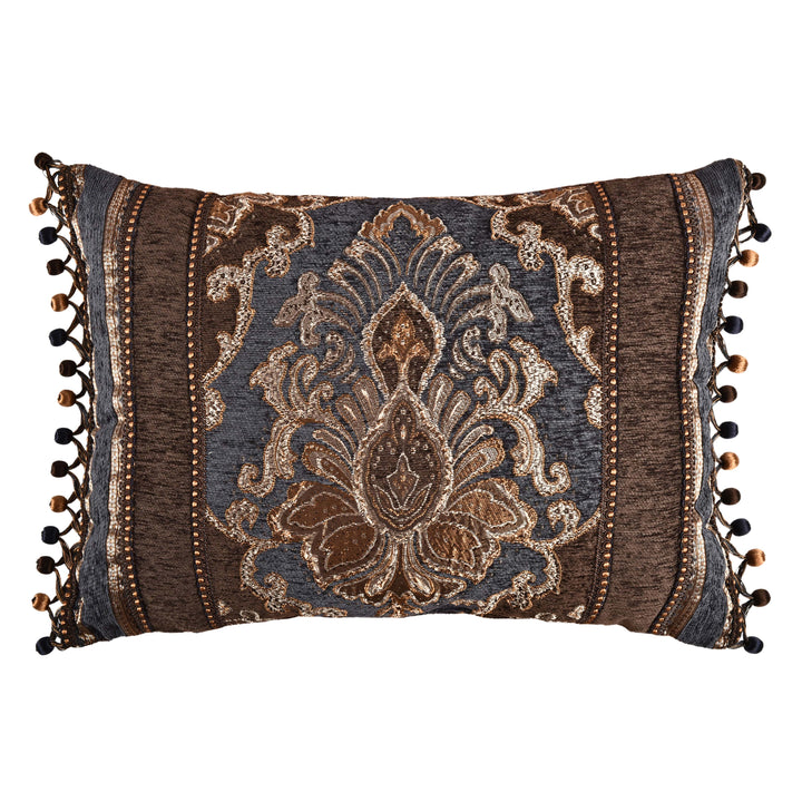 Sofia Wedgewood Boudoir Decorative Throw Pillow 21" x 15" Throw Pillows By J. Queen New York