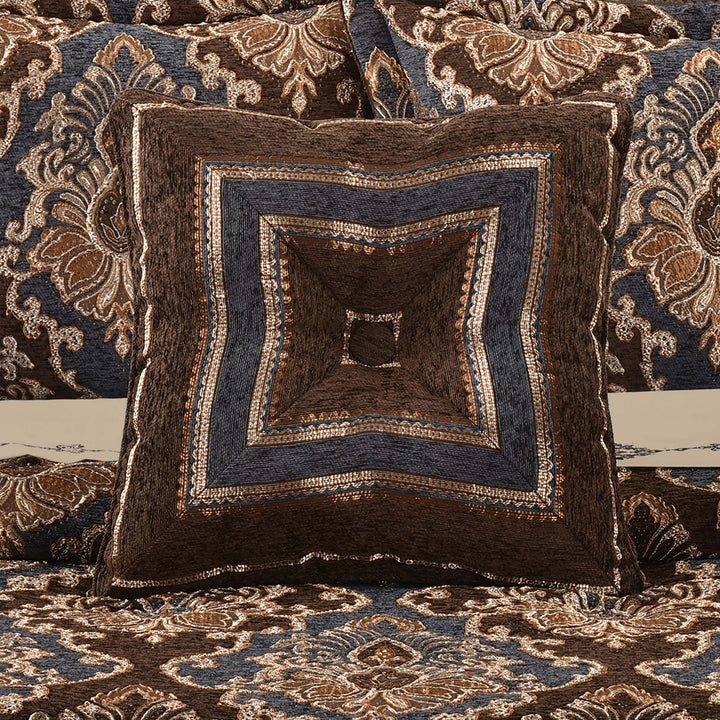 Sofia Wedgewood Square Decorative Throw Pillow 18" x 18" Throw Pillows By J. Queen New York