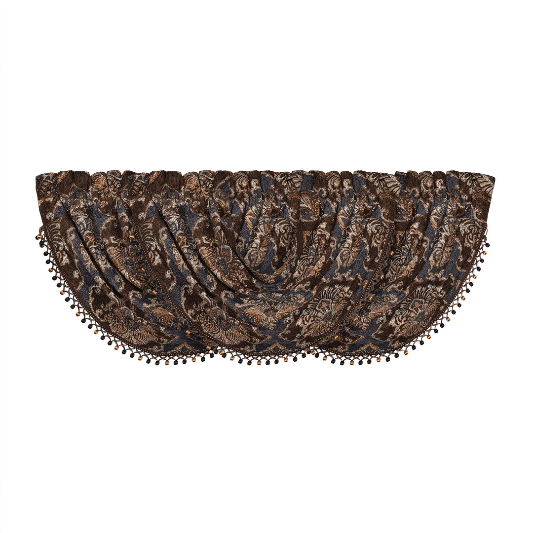 Sofia Wedgewood Waterfall Window Valance Window Valances By J. Queen New York