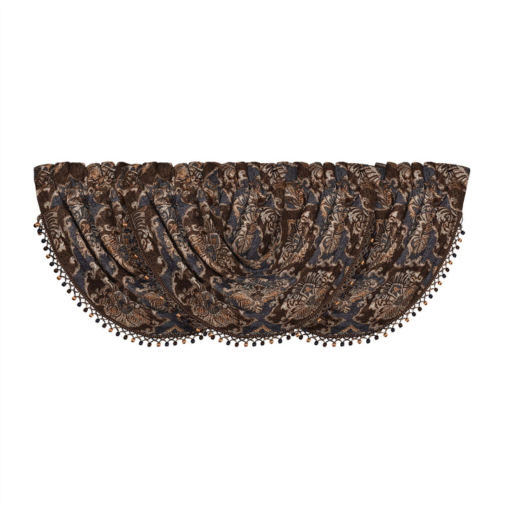 Sofia Wedgewood Waterfall Window Valance Window Valances By J. Queen New York