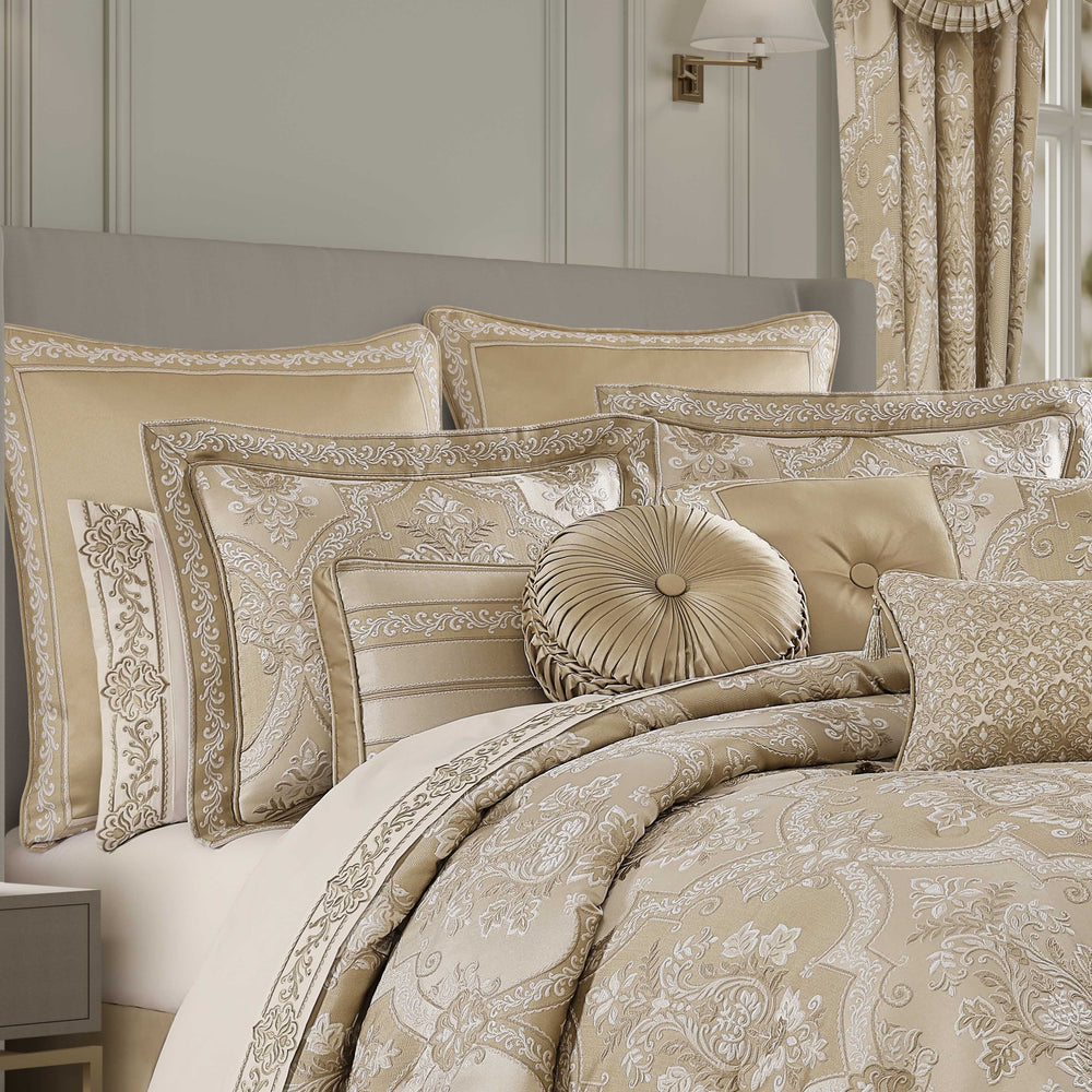 Sondra Gold 4 Piece Comforter Set Comforter Sets By J. Queen New York