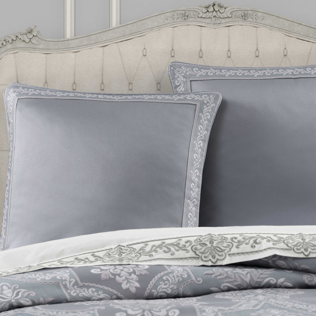 J Queen Sondra Powder Blue Euro Sham - Final Sale Euro Shams By US Office - Latest Bedding