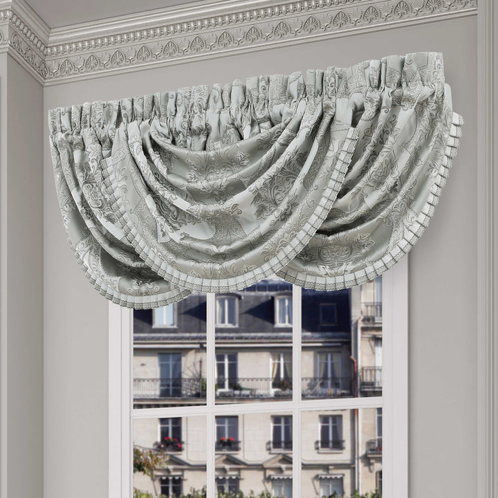 Sondra Spa Waterfall Window Valance Window Valances By J. Queen New York