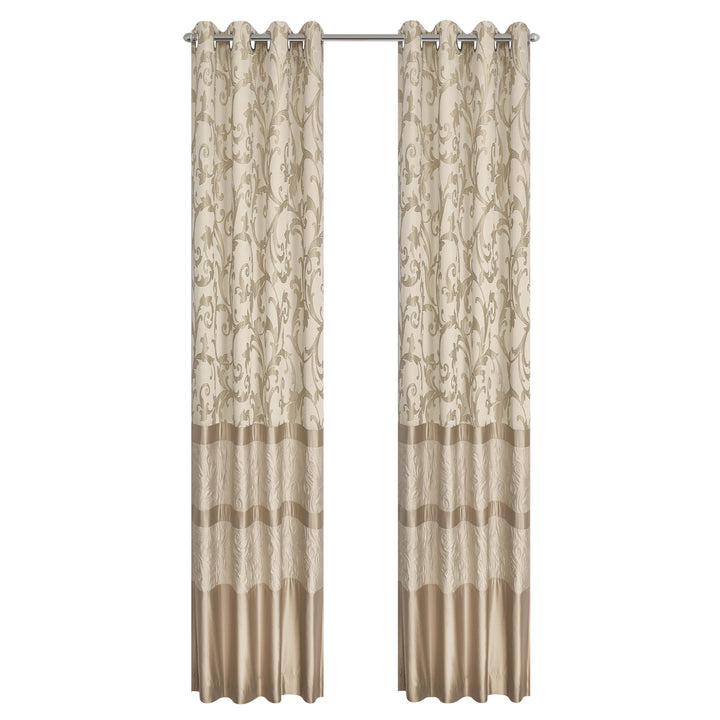 Spectra Taupe Grommet Panel Pair Window Panels By J. Queen New York