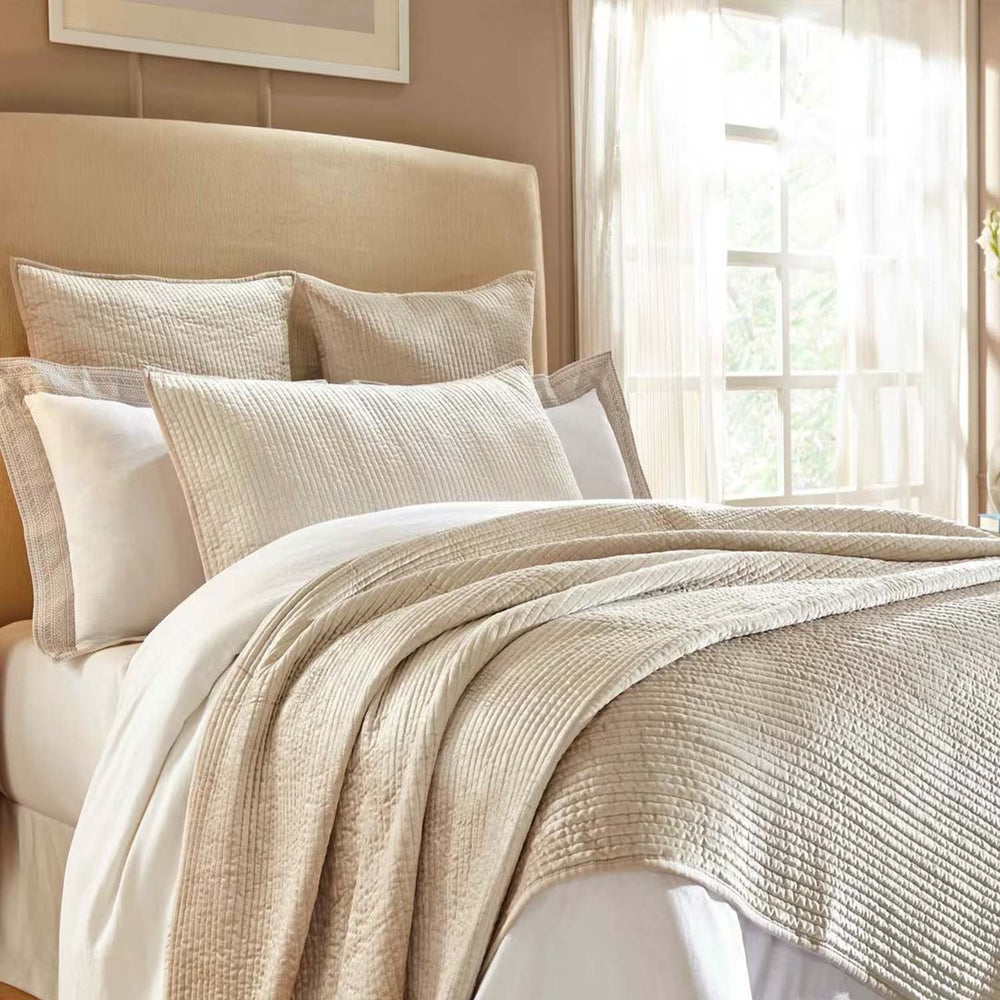 Spencer Channel Stitch Velvet Coverlet Coverlet By Orchids Lux Home