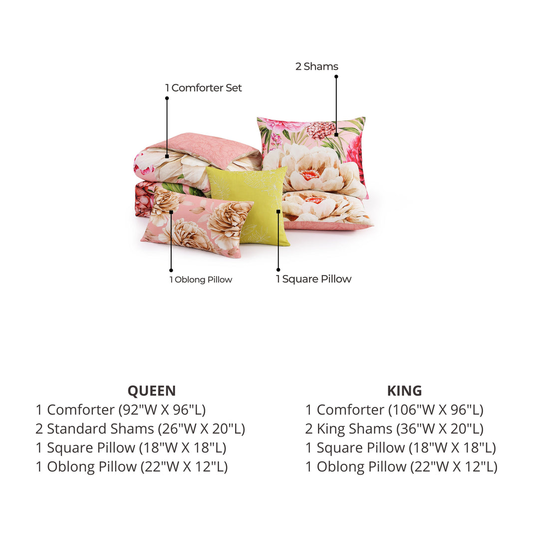 Bebejan Spring Forever 5 Piece Reversible Comforter Set Comforter Sets By Bebejan®