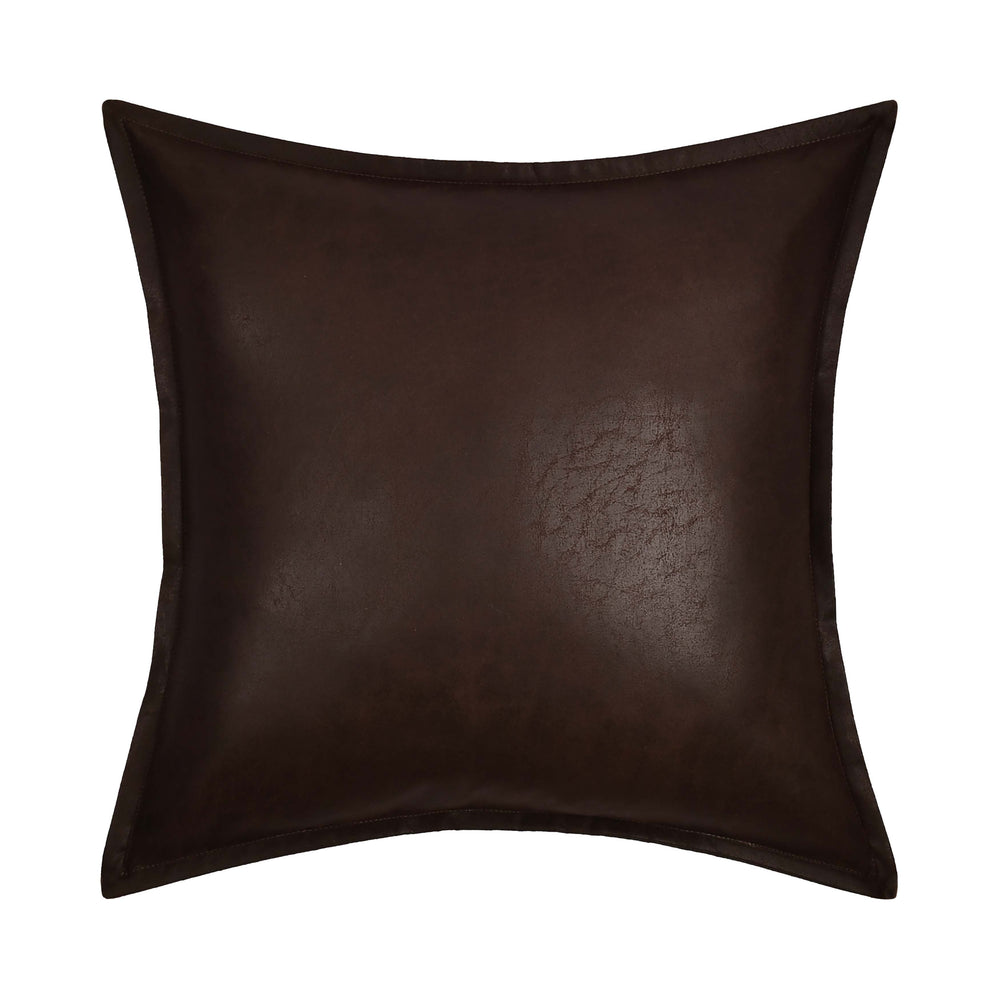 Sundance Brown Square Decorative Throw Pillow 18" x 18" Throw Pillows By J. Queen New York