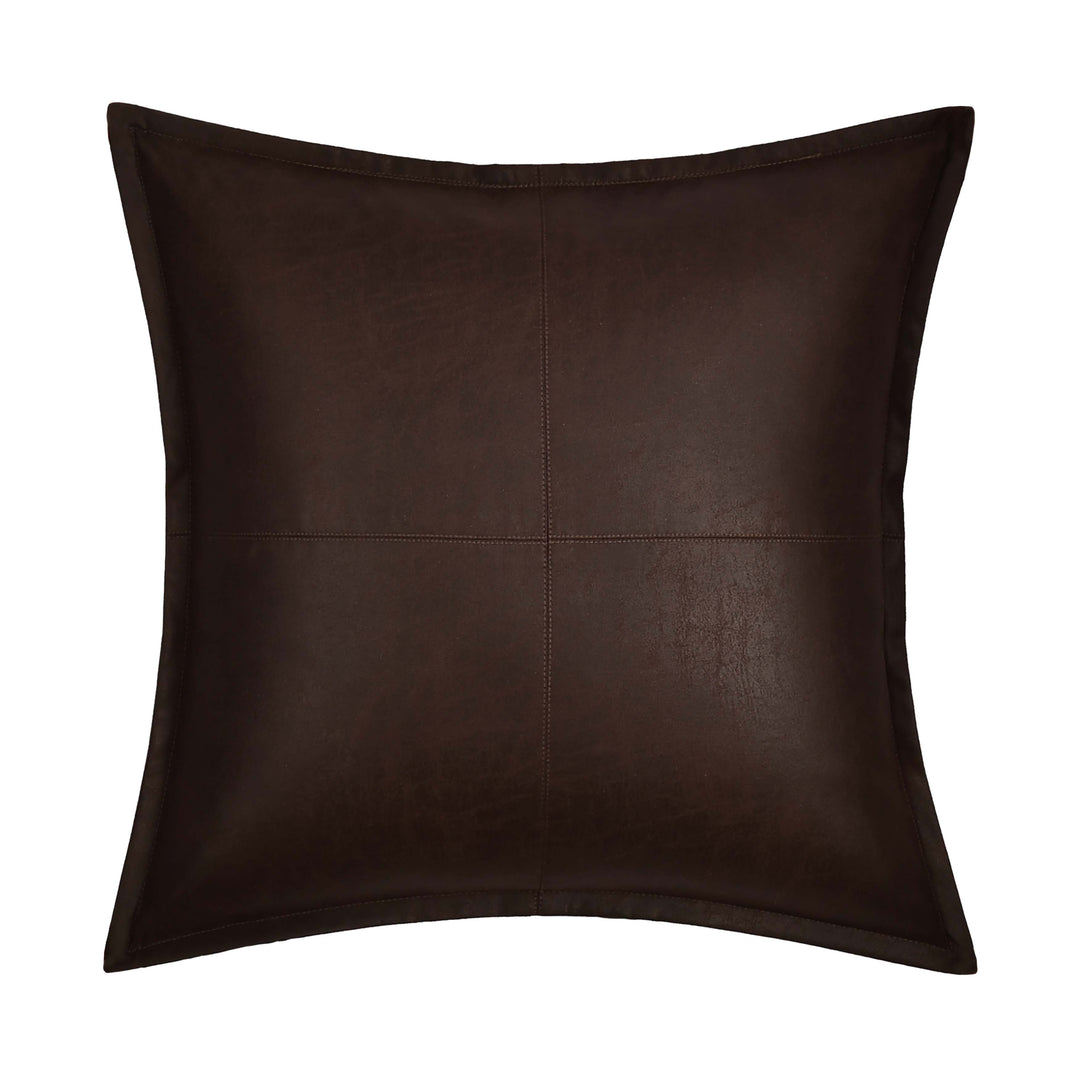 Sundance Brown Square Decorative Throw Pillow 18" x 18" Throw Pillows By J. Queen New York