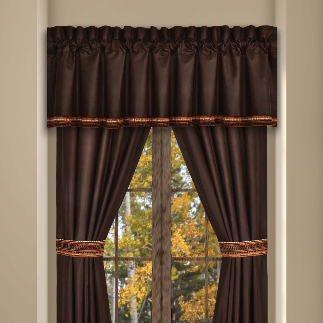 Sundance Brown Straight Window Valance Window Valances By J. Queen New York