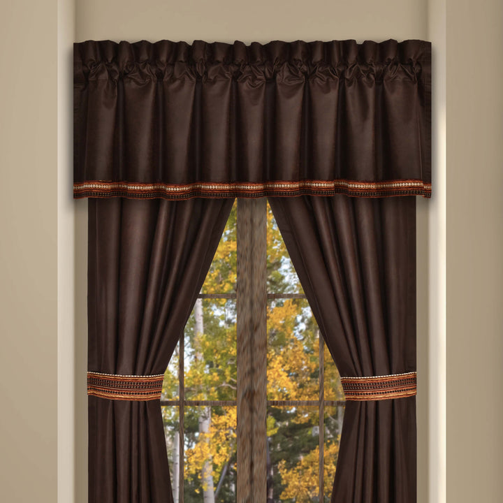 Sundance Brown Straight Window Valance Window Valances By J. Queen New York