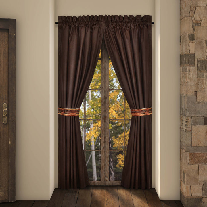 Sundance Brown Window Panel Pair Window Panels By J. Queen New York