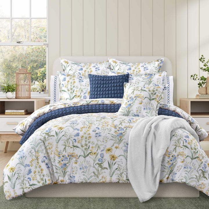 Tallulah Blue 3 Piece Comforter Set Comforter Sets By J. Queen New York