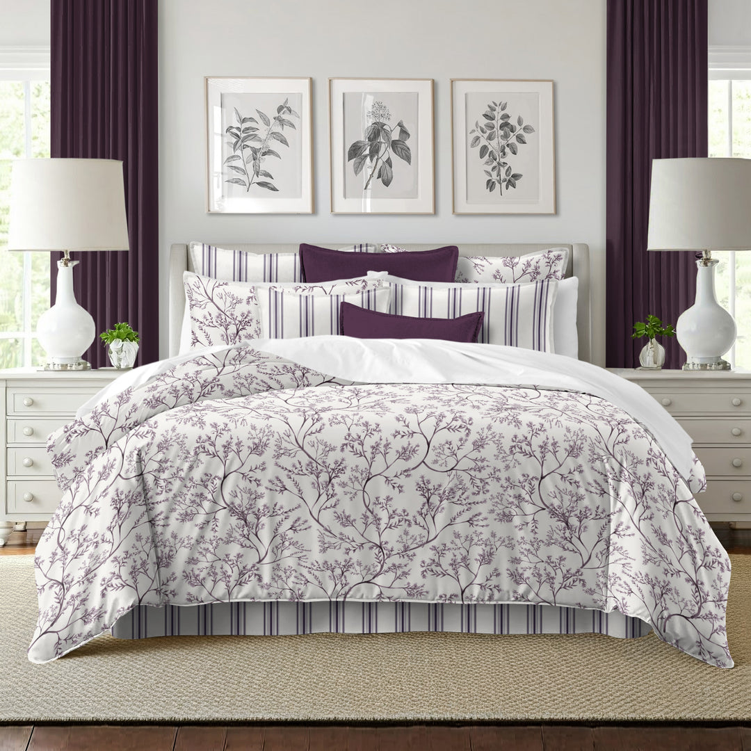 Tinsley Plum 8 Piece Coverlet Set Coverlet By Colcha Linens