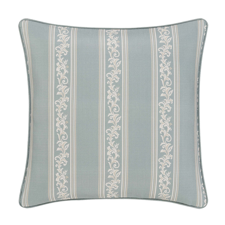 Tranquility Aqua Euro Sham Euro Sham By J. Queen New York