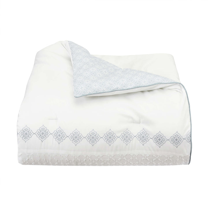 Trilogy Blue 3 Piece Comforter Set Comforter Sets By J. Queen New York