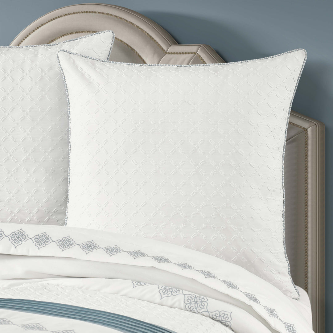 Trilogy Blue Euro Sham Euro Sham By J. Queen New York