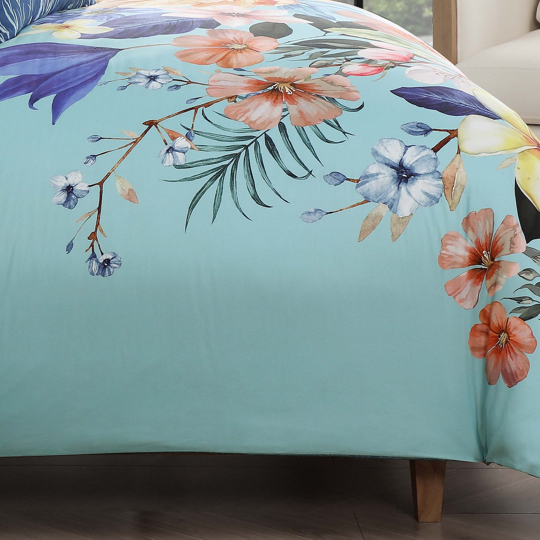 Bebejan Turquoise Reverie 5 Piece Reversible Comforter Set Comforter Sets By Bebejan®