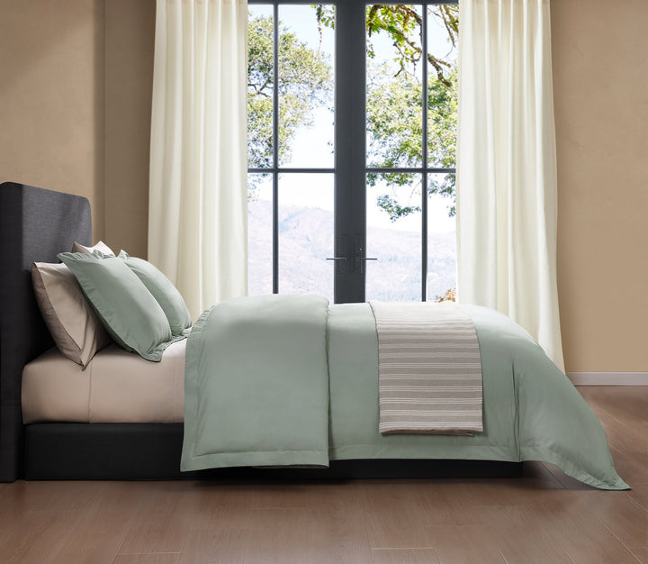 Pure Parima Egyptian Cotton Sheets Ultra Percale Duvet Cover Set