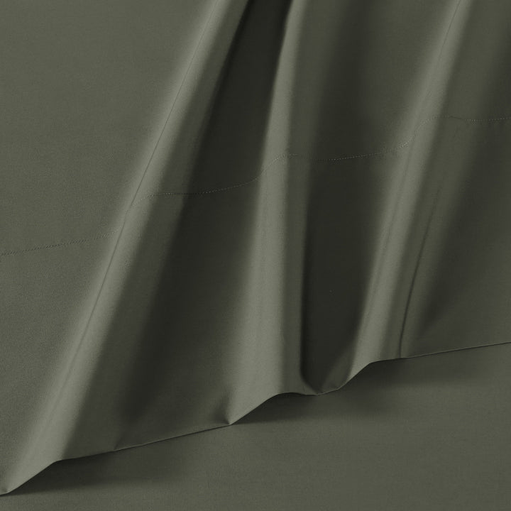 pure parima egyptian cotton ultra percale sheets olive