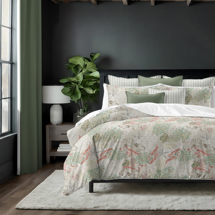 Under The Sea Coral 8 Piece Coverlet Set Coverlet By Colcha Linens