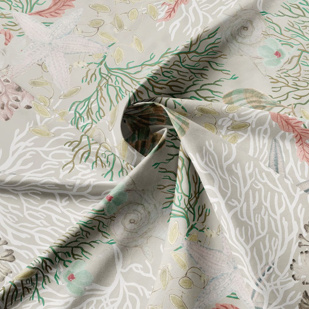 Under The Sea Coral 8 Piece Duvet Cover Set Duvet Covers By Colcha Linens