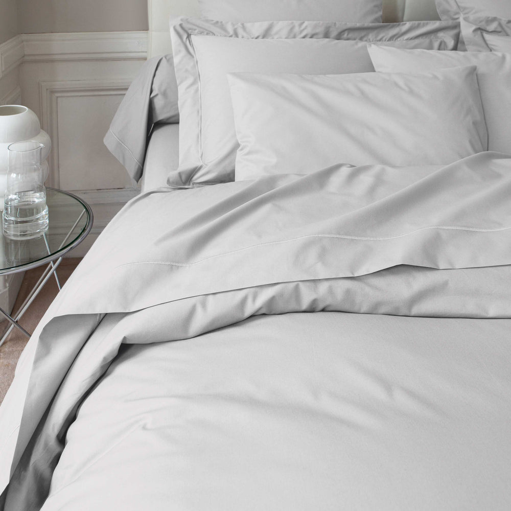 Vexin Opaline 100% Cotton Percale Duvet Cover Duvet Covers By Anne de Solène