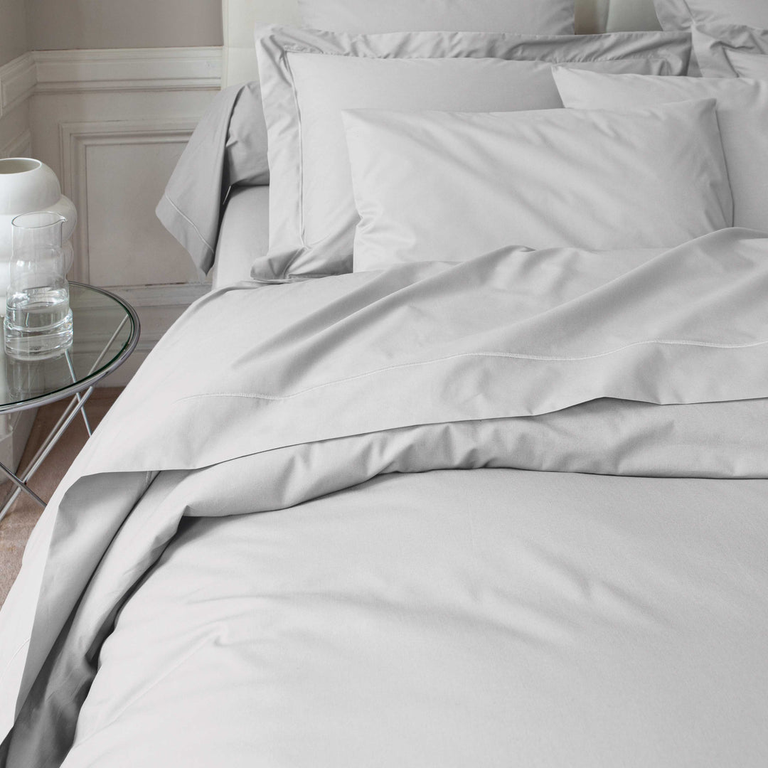 Vexin Opaline 100% Cotton Percale Duvet Cover Duvet Covers By Anne de Solène