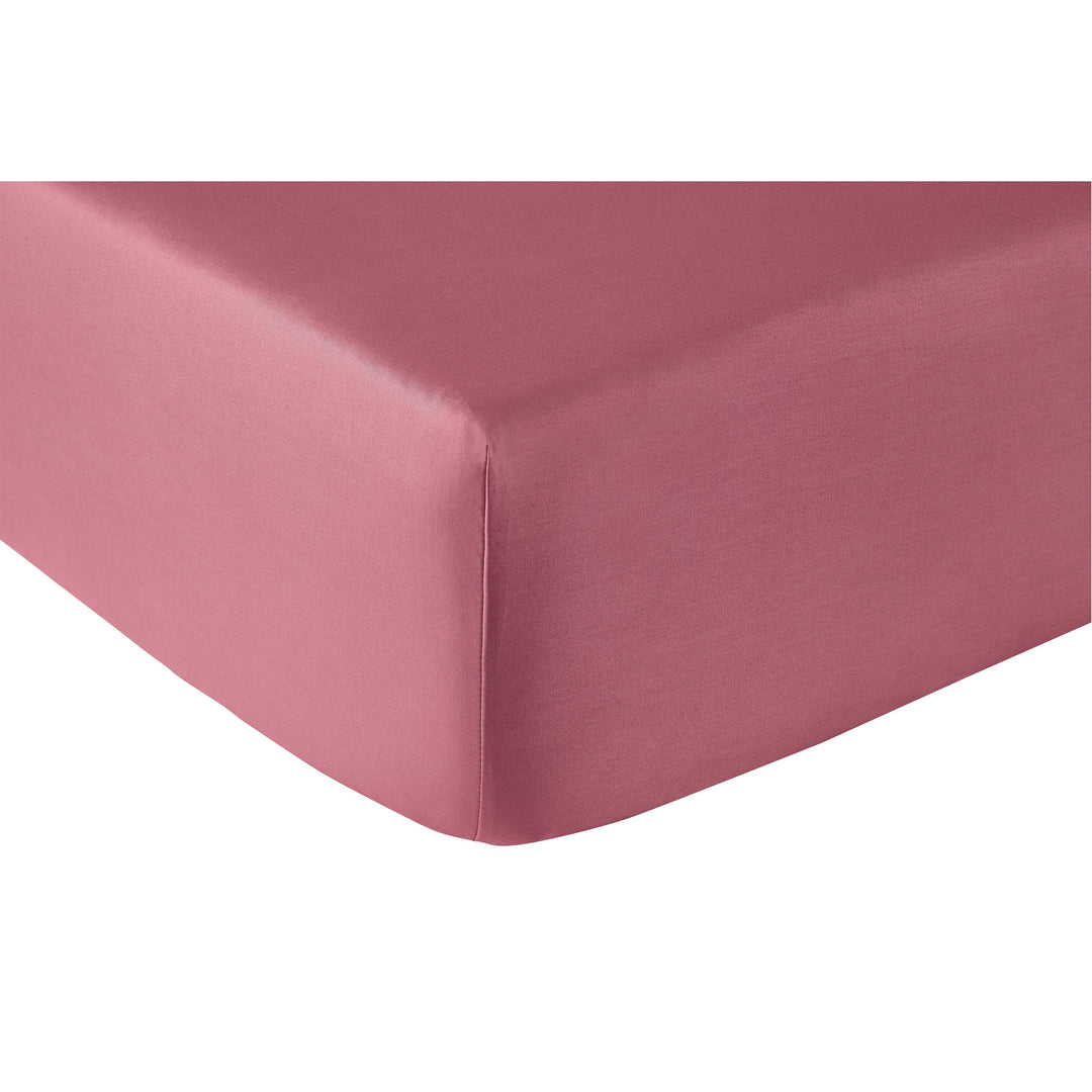 Vexin Rose Des Sables 100% Cotton Percale Fitted Sheet Fitted Sheet By Anne de Solène