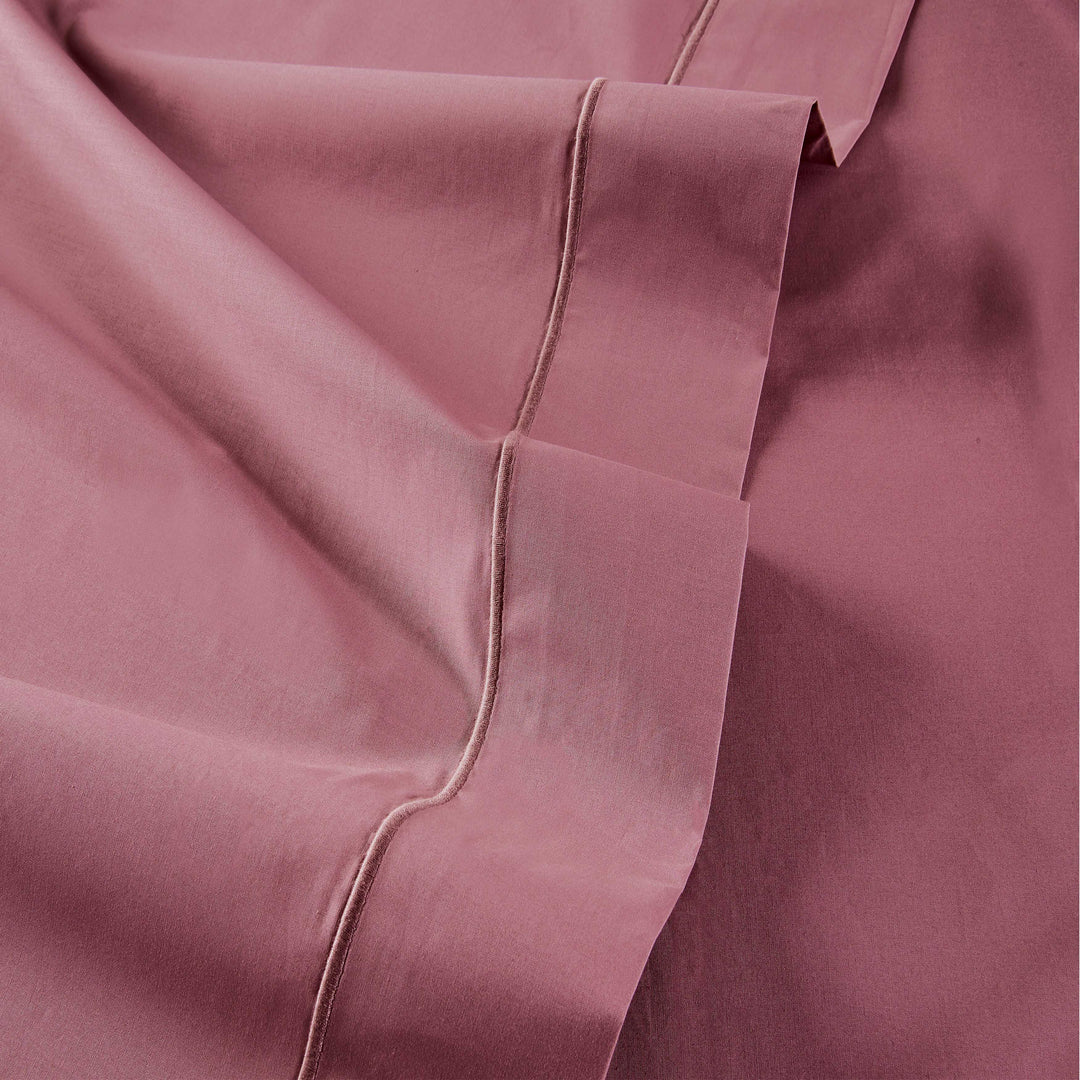 Vexin Rose Des Sables 100% Cotton Percale Flat Sheet Flat Sheet By Anne de Solène