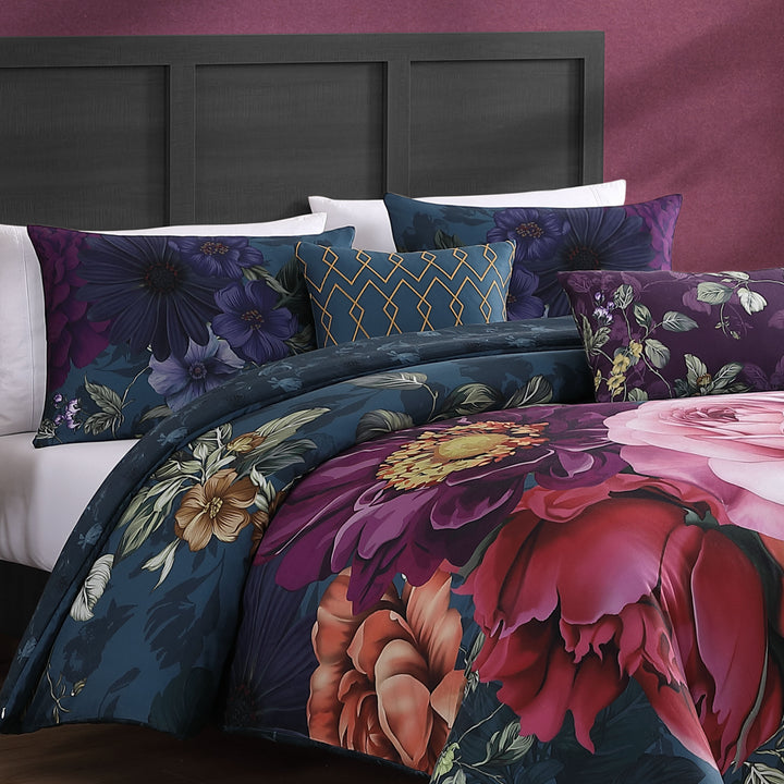 Bebejan Vibrant Flora 5 Piece Reversible Comforter Set Comforter Sets By Bebejan®